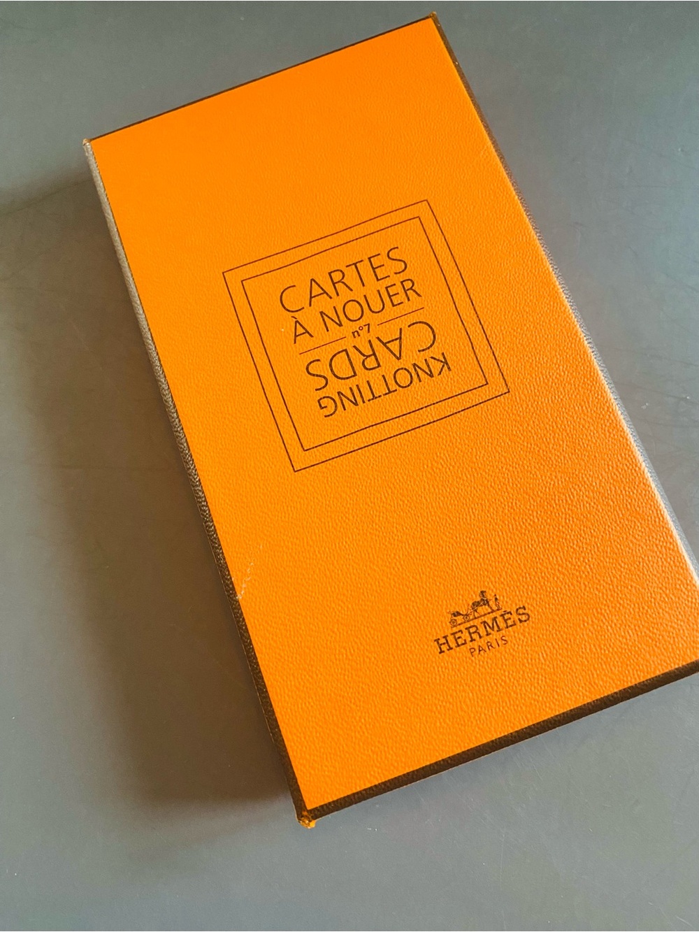 🛍️Hermes Authentic Cartes a Nouer / Knotting Cards NWT Scarf/Twilly - Picture 3 of 12